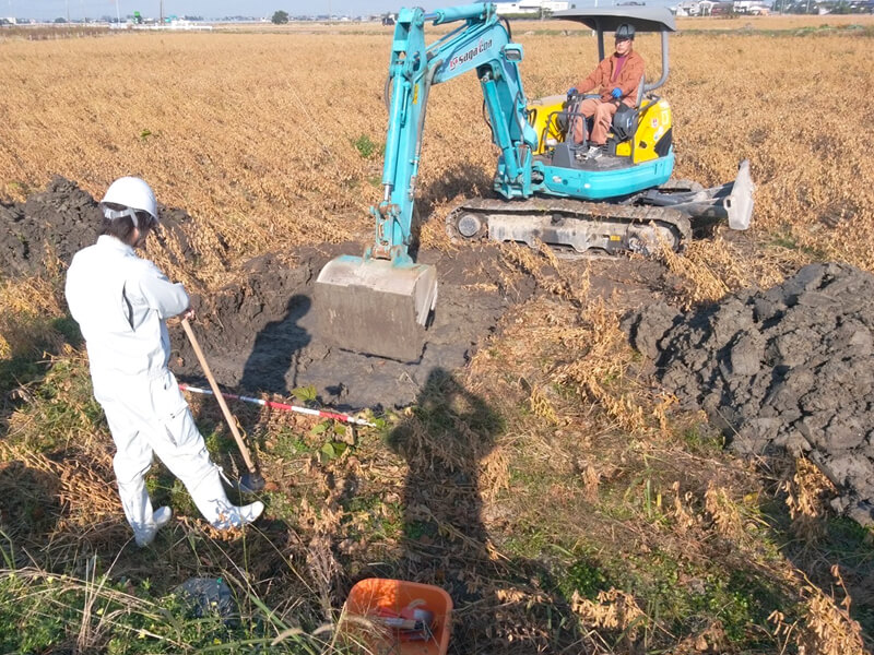 遺跡発掘調査