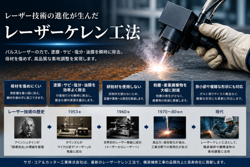　レーザー技術の進化が生んだ「レーザーケレン工法」